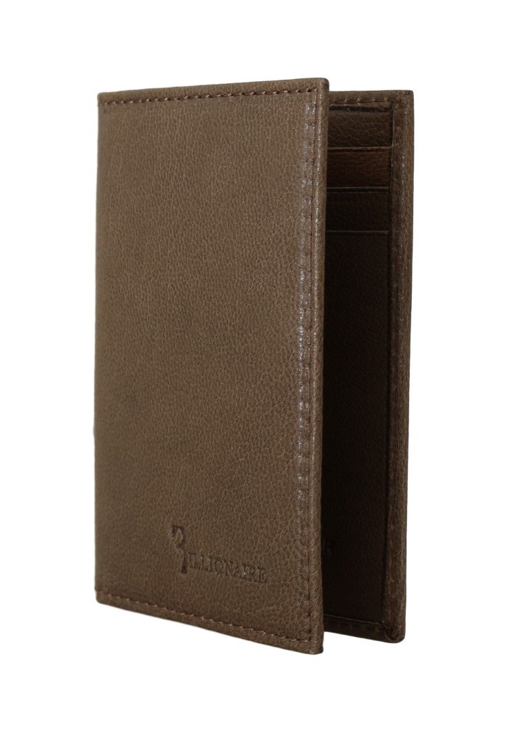 Elegant Leather Men’s Wallet in Brown