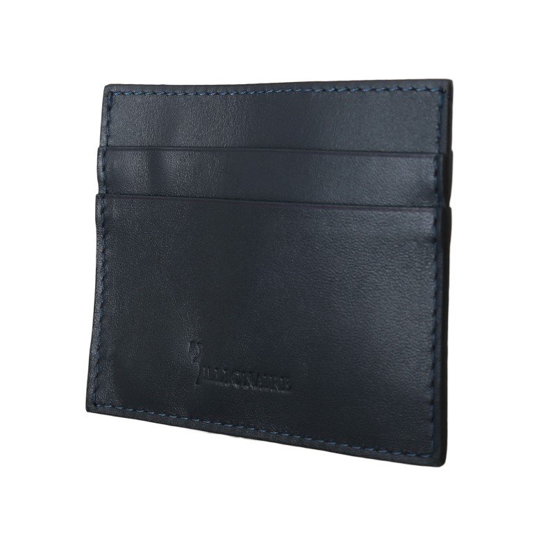 Opulent Blue Leather Men’s Wallet