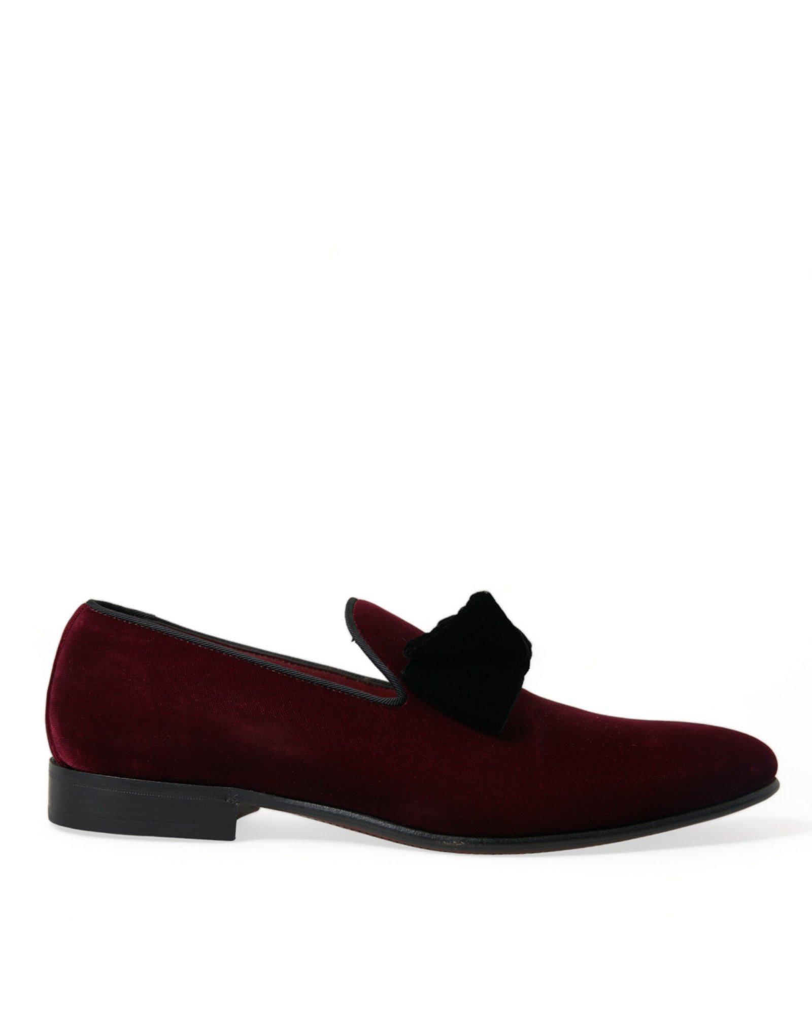 Burgundy Velvet Loafers – Elegance with a Twist