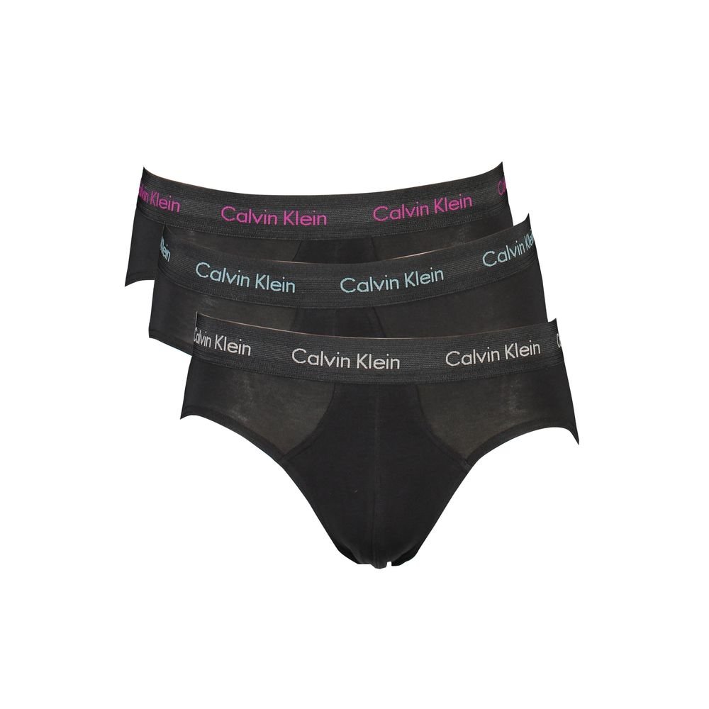 Sleek Tri-Pack Men’s Briefs with Contrast Details